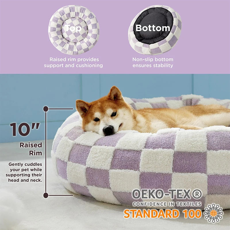 LuxLoop™ Anti-Anxiety Calming Dog Bed