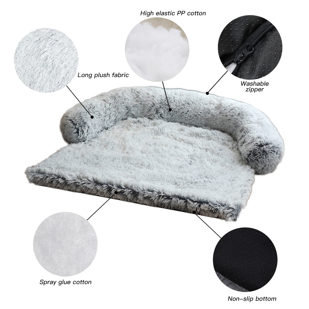 CalmCover™ – Plush Dog Bed Cover