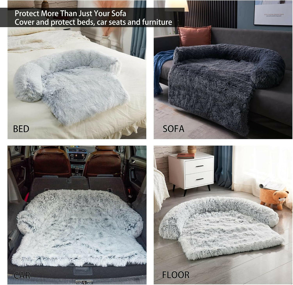 CalmCover™ – Plush Dog Bed Cover - Waggsie