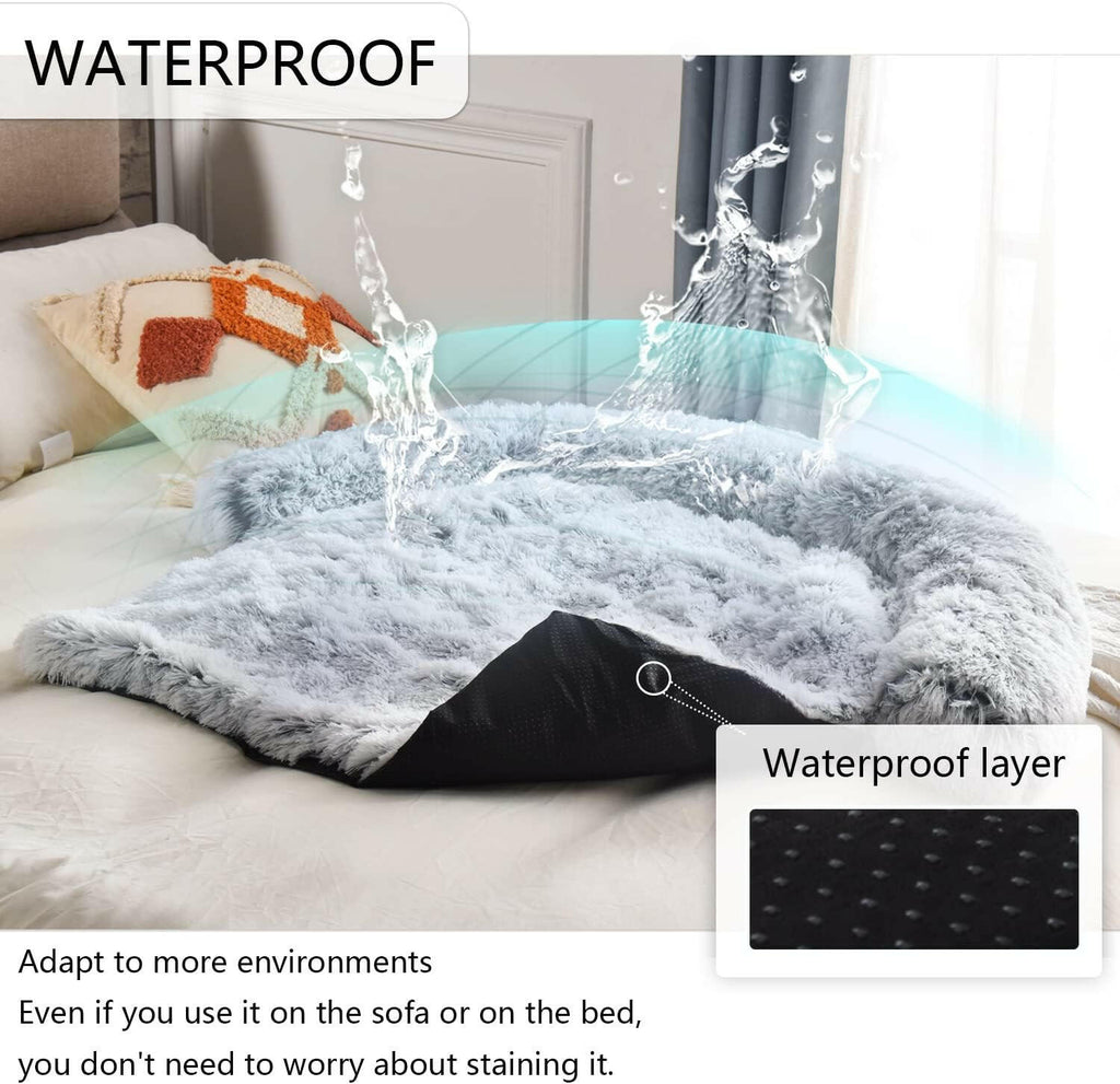 CalmCover™ – Plush Dog Bed Cover - Waggsie