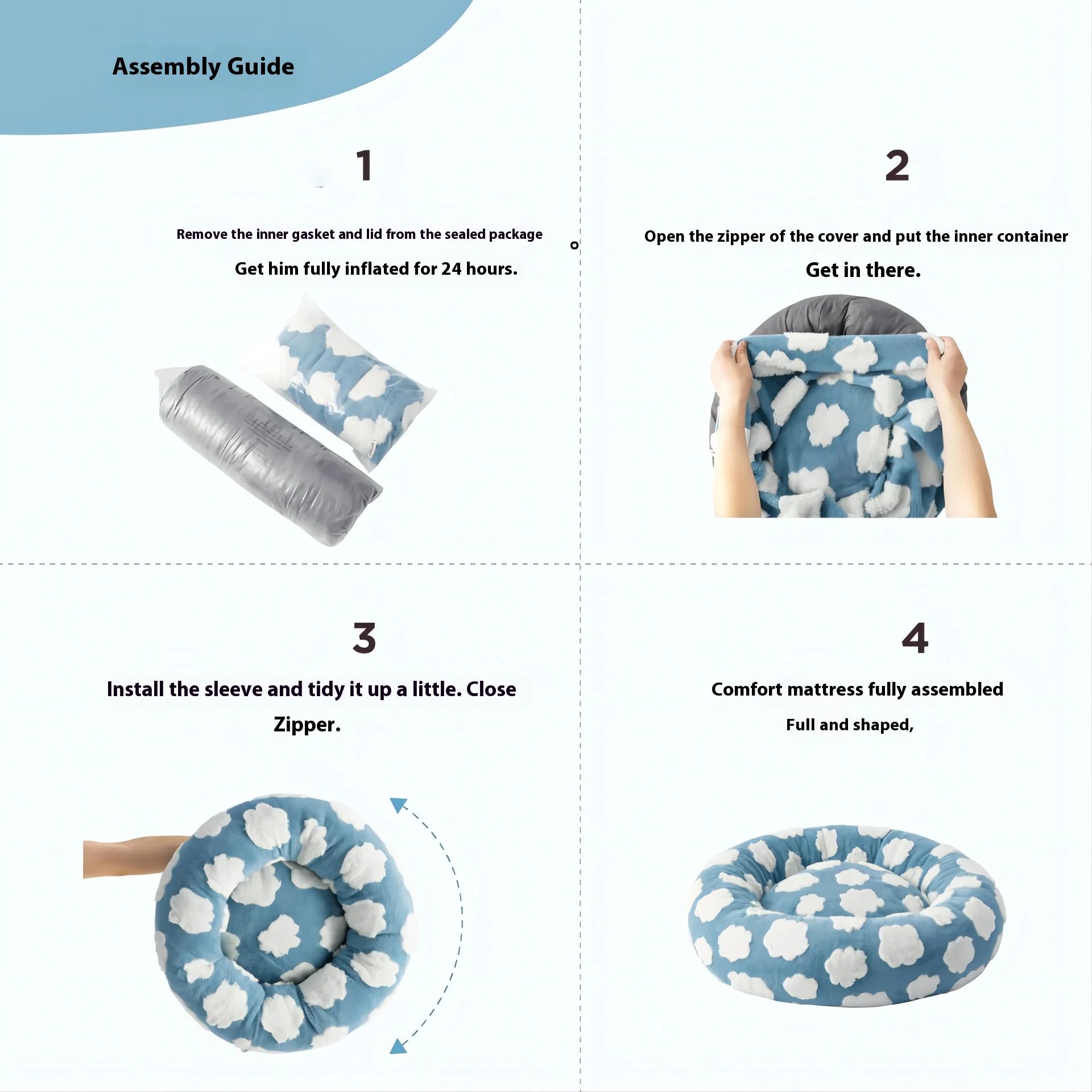 LuxLoop™ Anti - Anxiety Calming Dog Bed - Waggsie